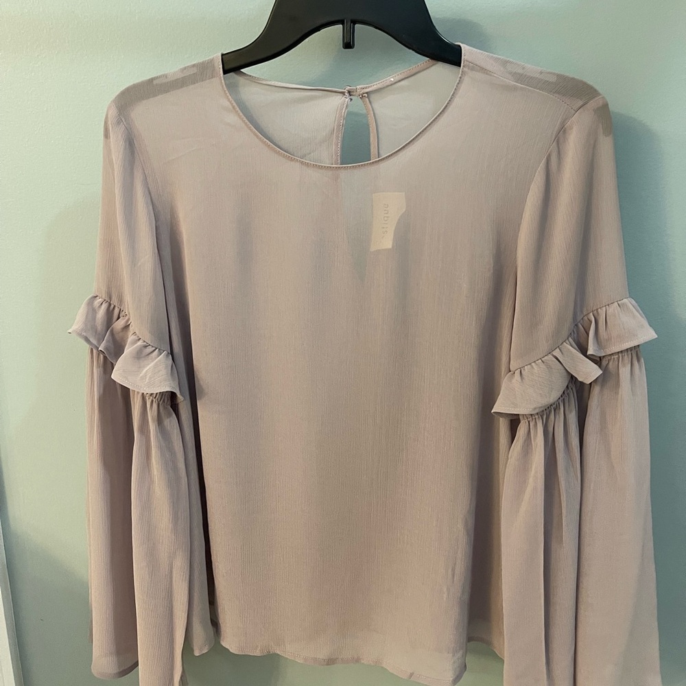 VESTIQUE Flowy Blouse, Grey, Size S